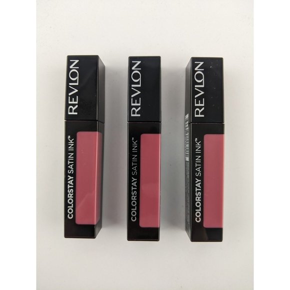 3 x Revlon Colorstay Satin Ink Liquid Lip Colour 010 Your Majesty 5ml BRAND NEW - Picture 3 of 10
